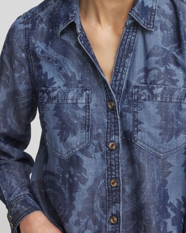 Tencel Jean Shirt - image 4